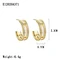 Crystal Hoop Earrings
